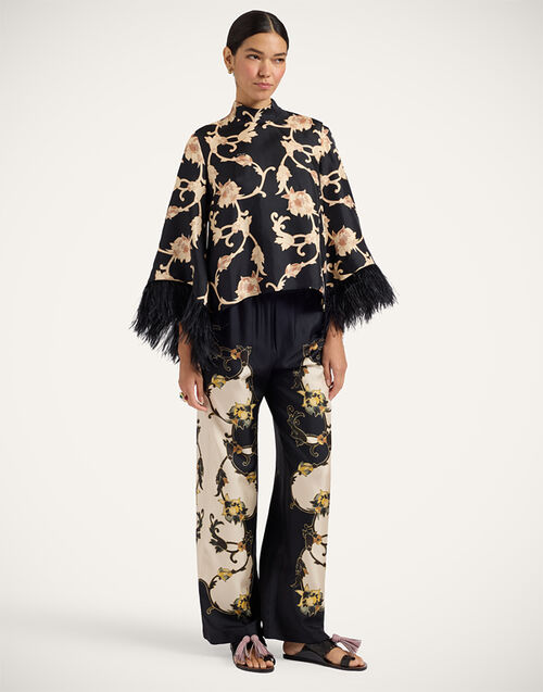 La DoubleJ Club Pants Buttercup Plac&eacute;e Black TRO0210SIL001BTC03BL01
