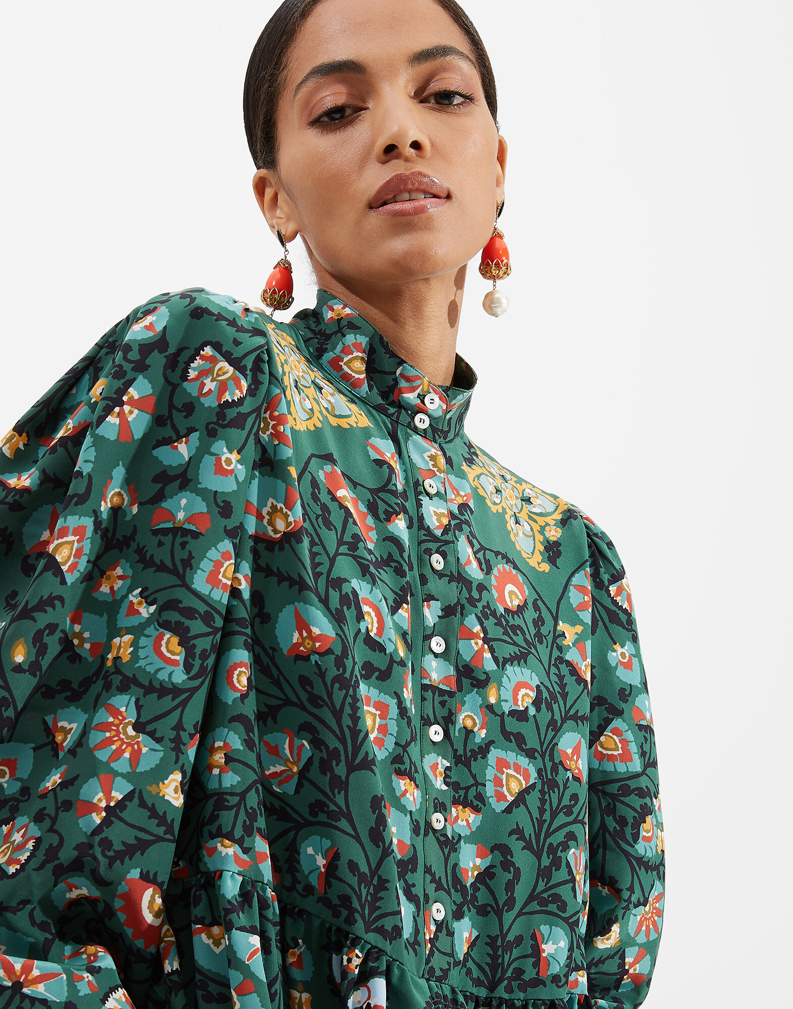 La DoubleJ Shorty Dress Suzany Plac&eacute;e DRE0293CRE002SUZ0004