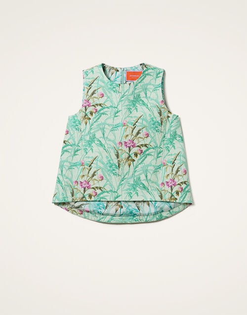 La DoubleJ La Scala Top Heath Mint TOP0016COT005HEA01GR11