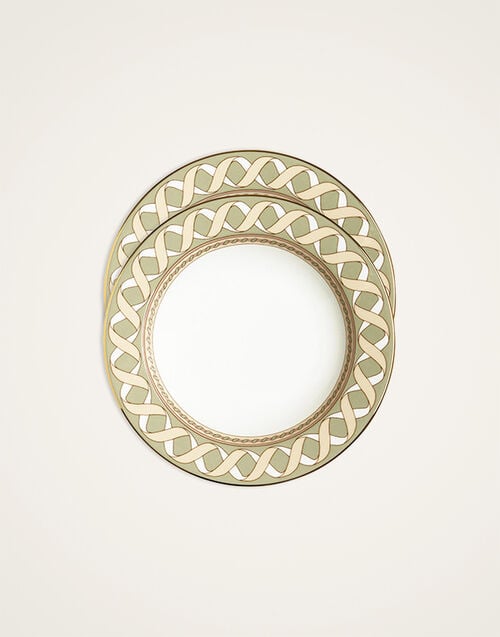 La DoubleJ Soup Plates Set Of 2 La DoubleJ Soup Plates Set Of 2 Odysseus Pistachio SOU0002CER001ODY01GR10