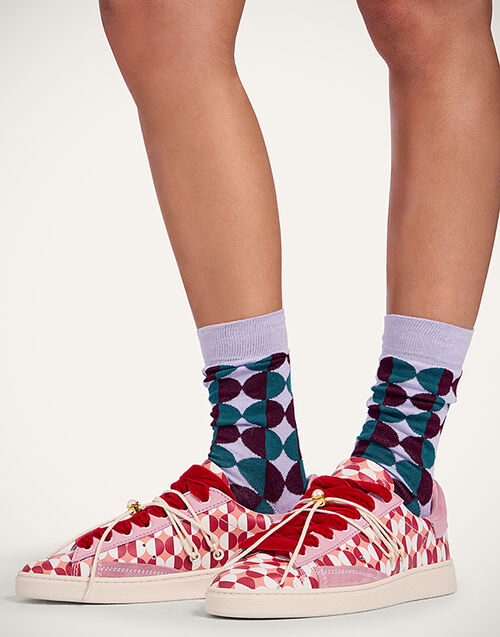 La DoubleJ All Time Socks Sfere Lilac SOC0016COT083SFE01PU02