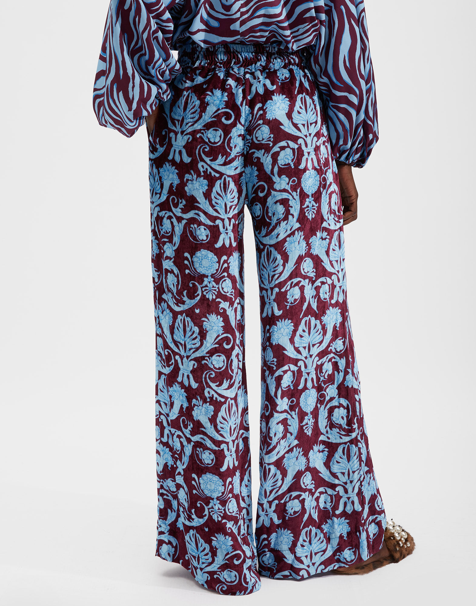La DoubleJ Palazzo Pants Brocade TRO0003VEL004BRO0007