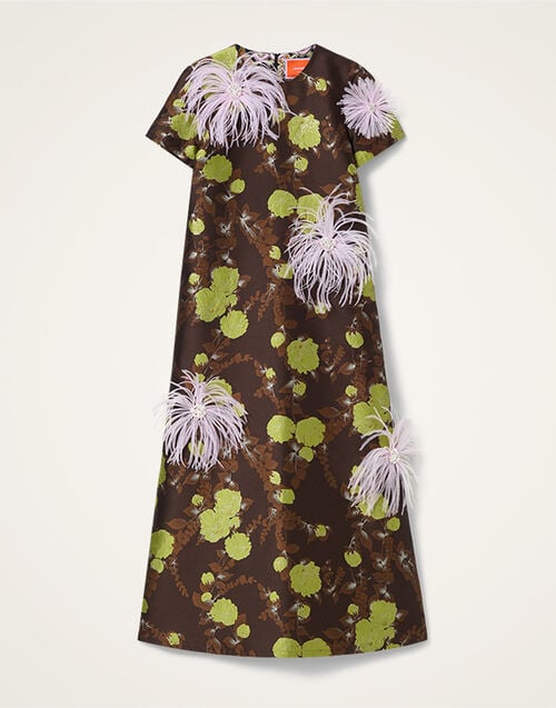 La DoubleJ Super Swing Dress Devon Brown DRE1147JCQ141DEV05BR02