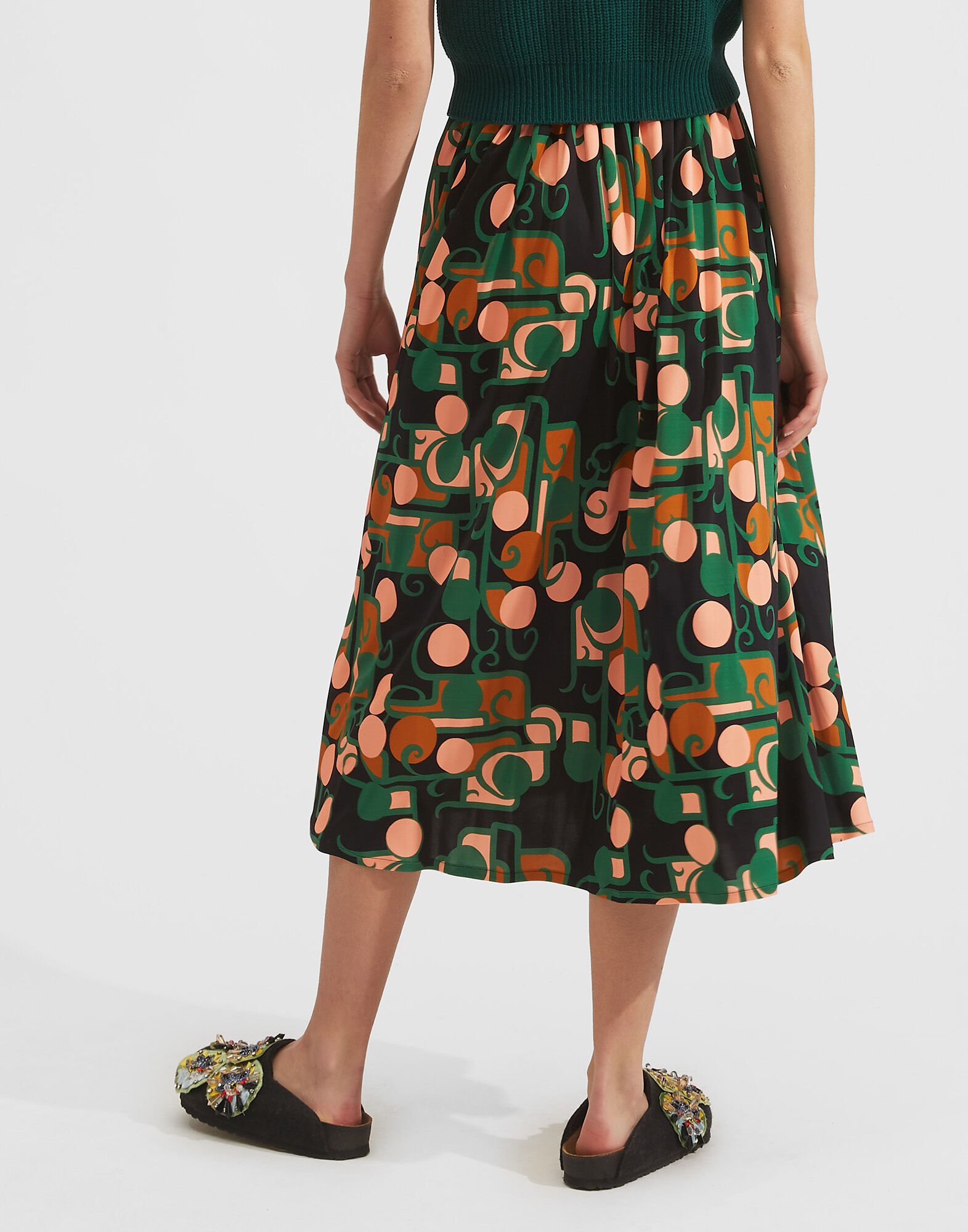 LaDoubleJ Simple Skirt Deco SKI0051JER011DEC0001