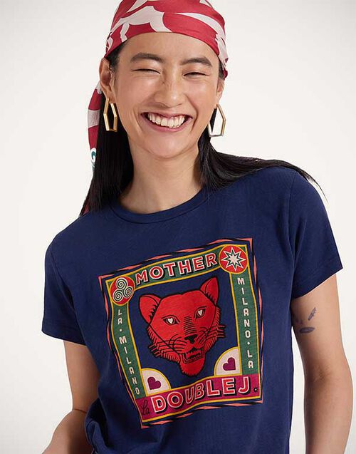 La DoubleJ The Sinful T-Shirt La DoubleJ The Sinful T-Shirt Runs In The Family Blue TSH0063JER059RUN01BU03
