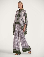 La DoubleJ Palazzo Pants La DoubleJ Palazzo Pants Mirage Placée Green TRO0026SIL006AGE01GR02