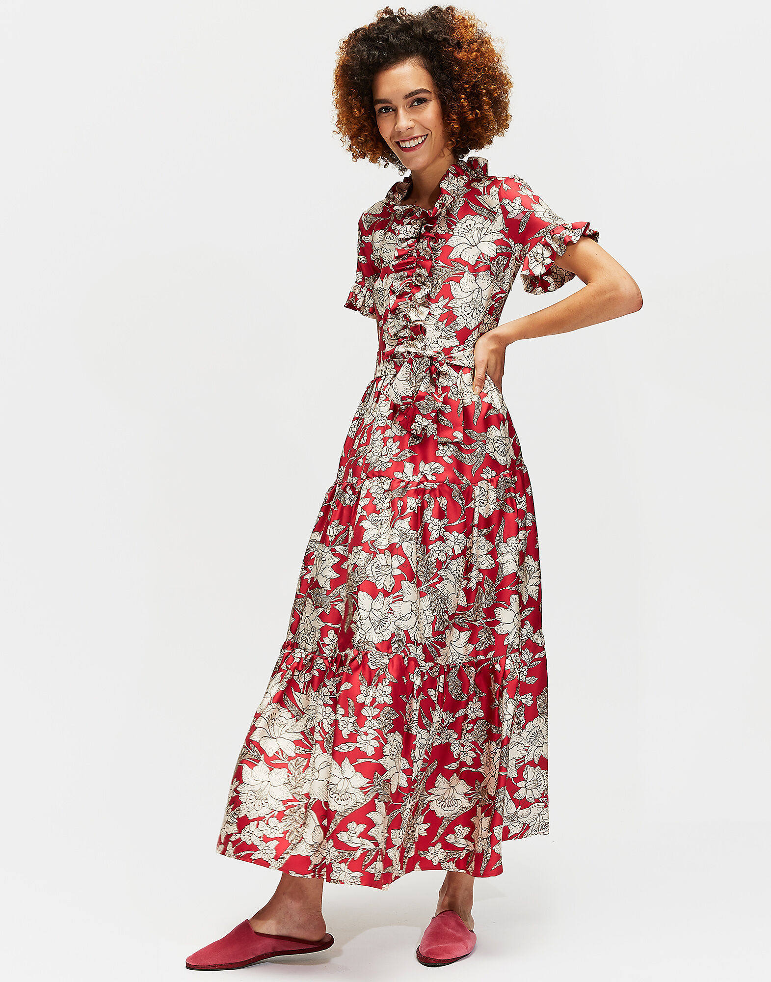 LaDoubleJ Long and Sassy Dress Lilium DRE0017SIL001LIL0001