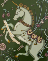 La DoubleJ Trinket Tray La DoubleJ Trinket Tray The Unicorn Dark Green TRI0008CER001UNI01GR03