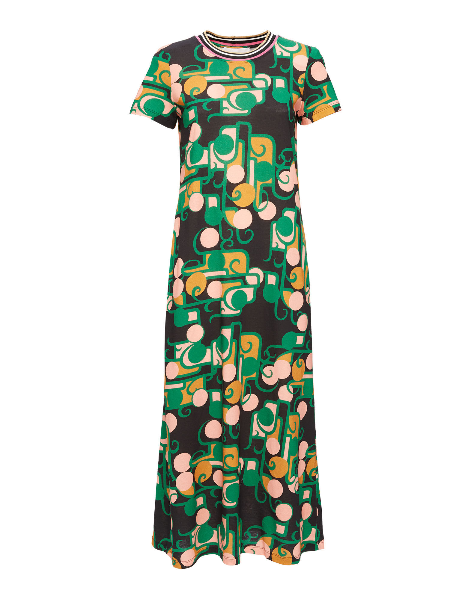 La DoubleJ Sporty Swing Dress Deco DRE0247JER002DEC0001