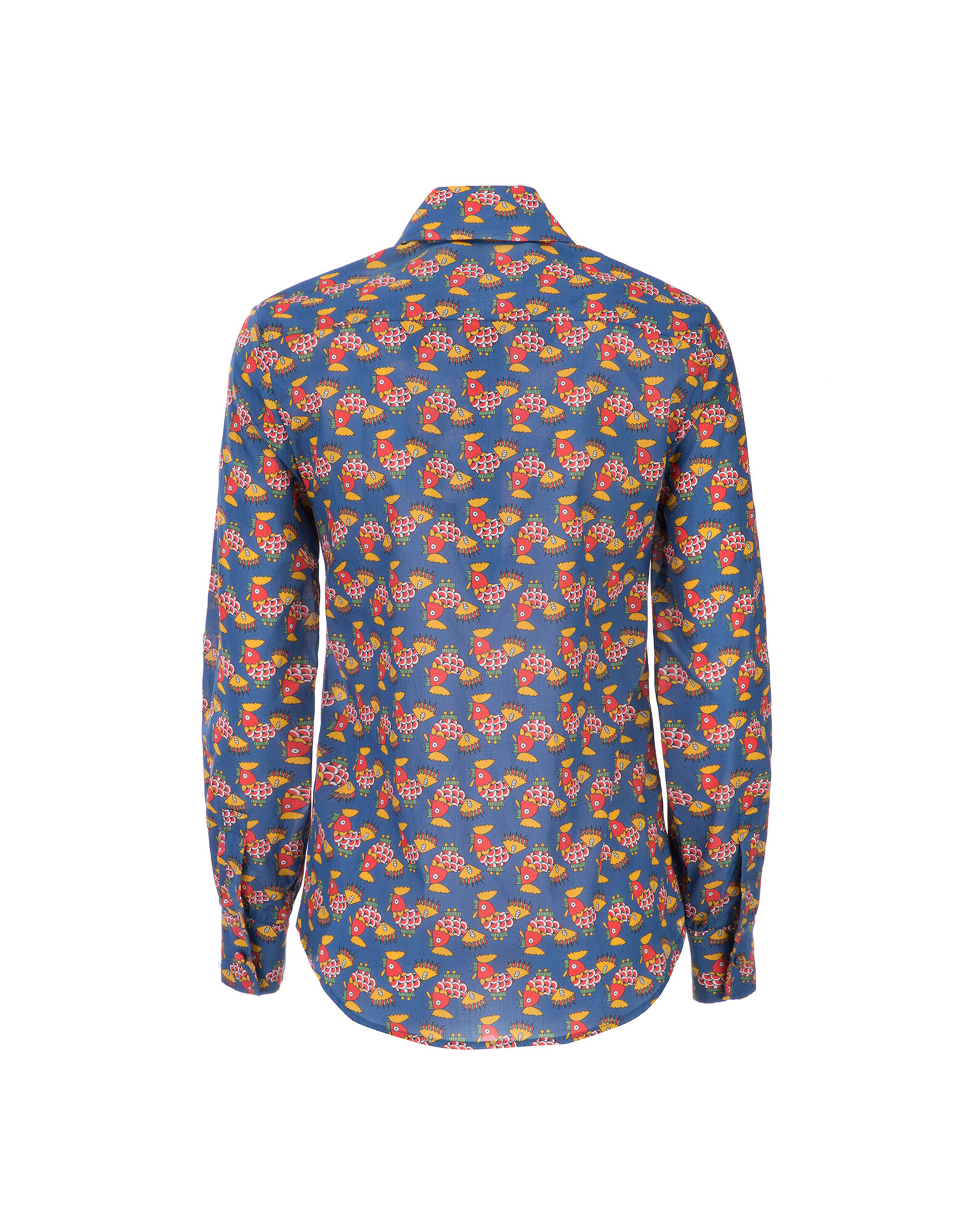 LaDoubleJ Voile Shirt Galletti Blu SHI0007COT003GAL0003