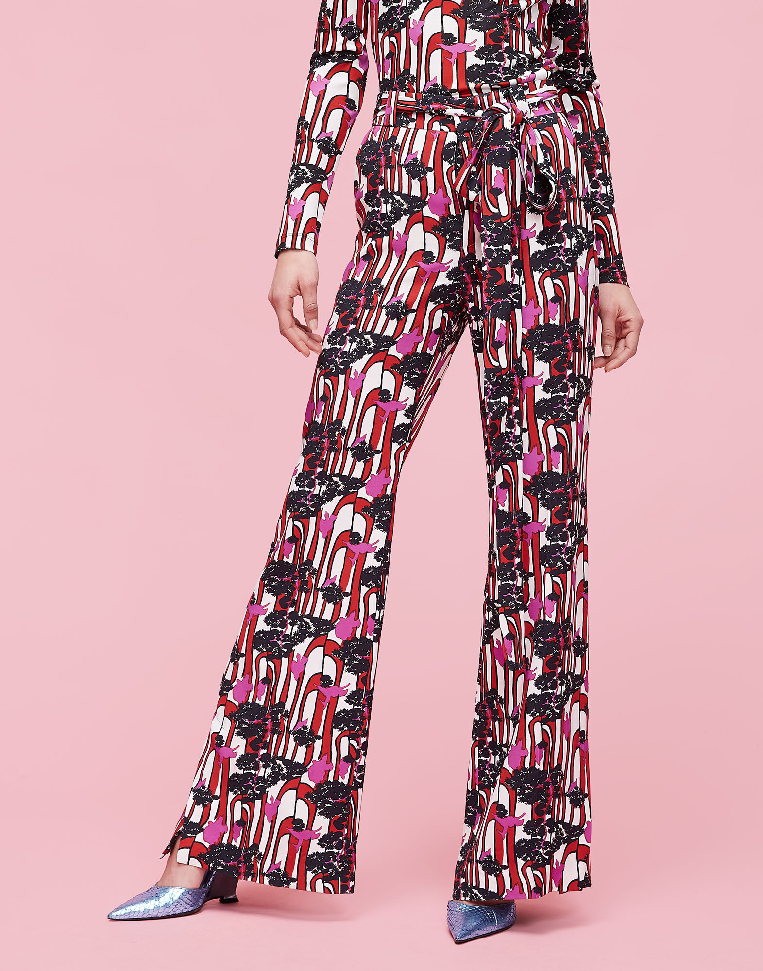 LaDoubleJ Slit Pants Ant Farm TRO0015SAB001ANT0001