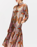 LaDoubleJ Getting My Croissant Dress LaDoubleJ Getting My Croissant Dress Slinky Rosso DRE0028SIL001SLI0002