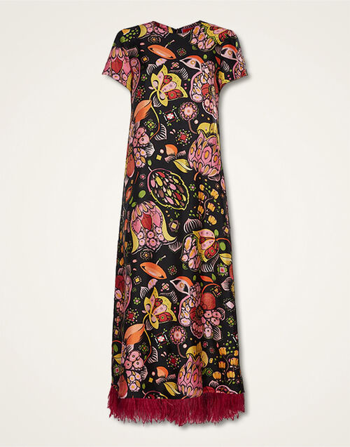 La DoubleJ Swing Dress (With Feathers) La DoubleJ Swing Dress (With Feathers) Eden DRE0316SIL001EDE0001