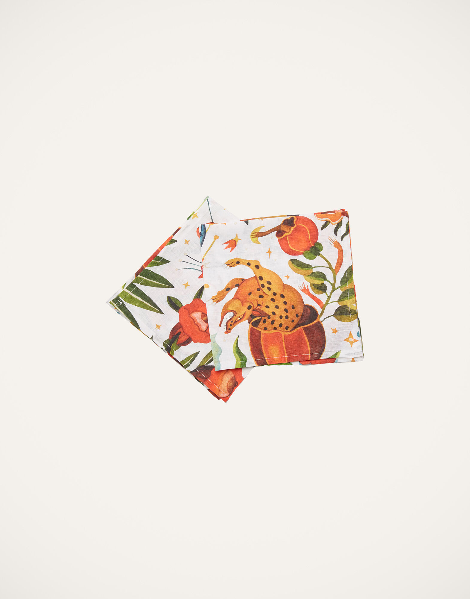 La DoubleJ Large Napkins Set Of 2 Jungle Book NAP0006LIN001HLE0023