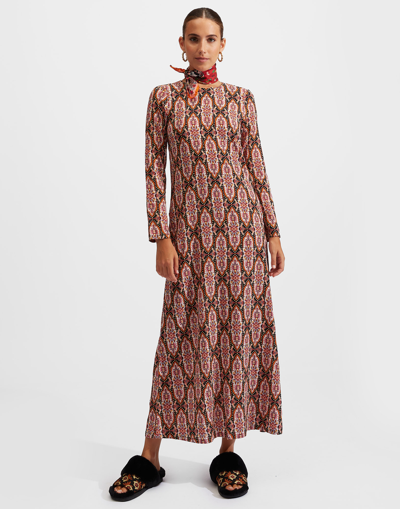 La DoubleJ Long Sleeve Swing Dress La DoubleJ Long Sleeve Swing Dress Tapestry DRE0184VIS001TAP0001