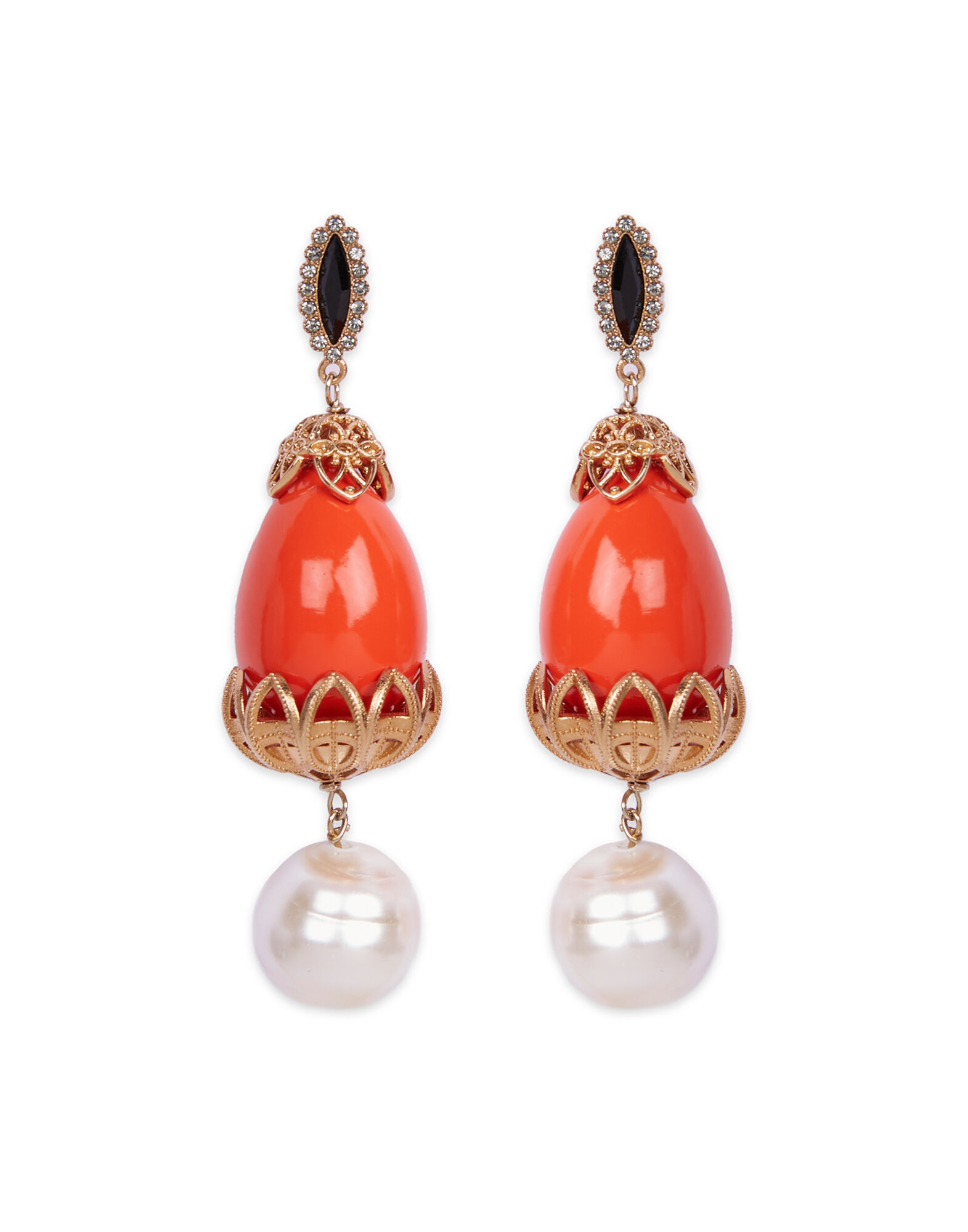 LaDoubleJ Medici Earrings Corallo EAR0006BRA001COR001