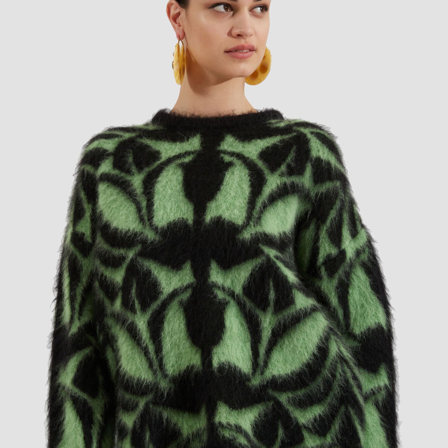 Shop La Doublej Camden Jumper In Green & Black