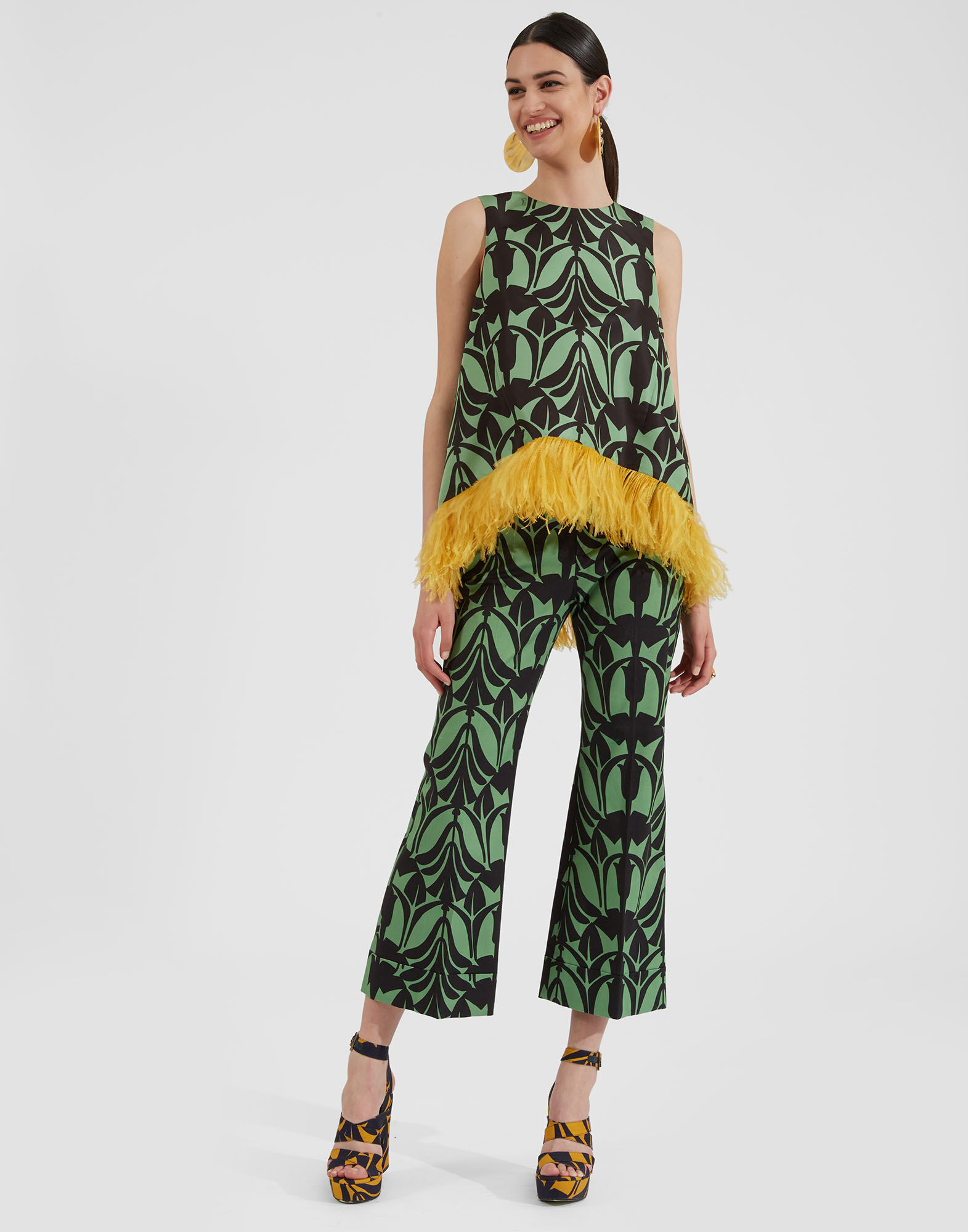 La DoubleJ La Scala Top Papyrus Green TOP0013FAI001PAY01GR02