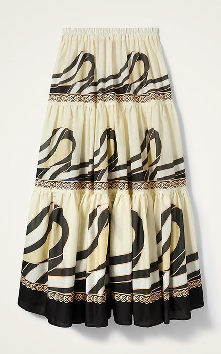 La DoubleJ Big Skirt Ambrosia Plac&eacute;e Pale Pink SKI0139COT056AMB03PI02