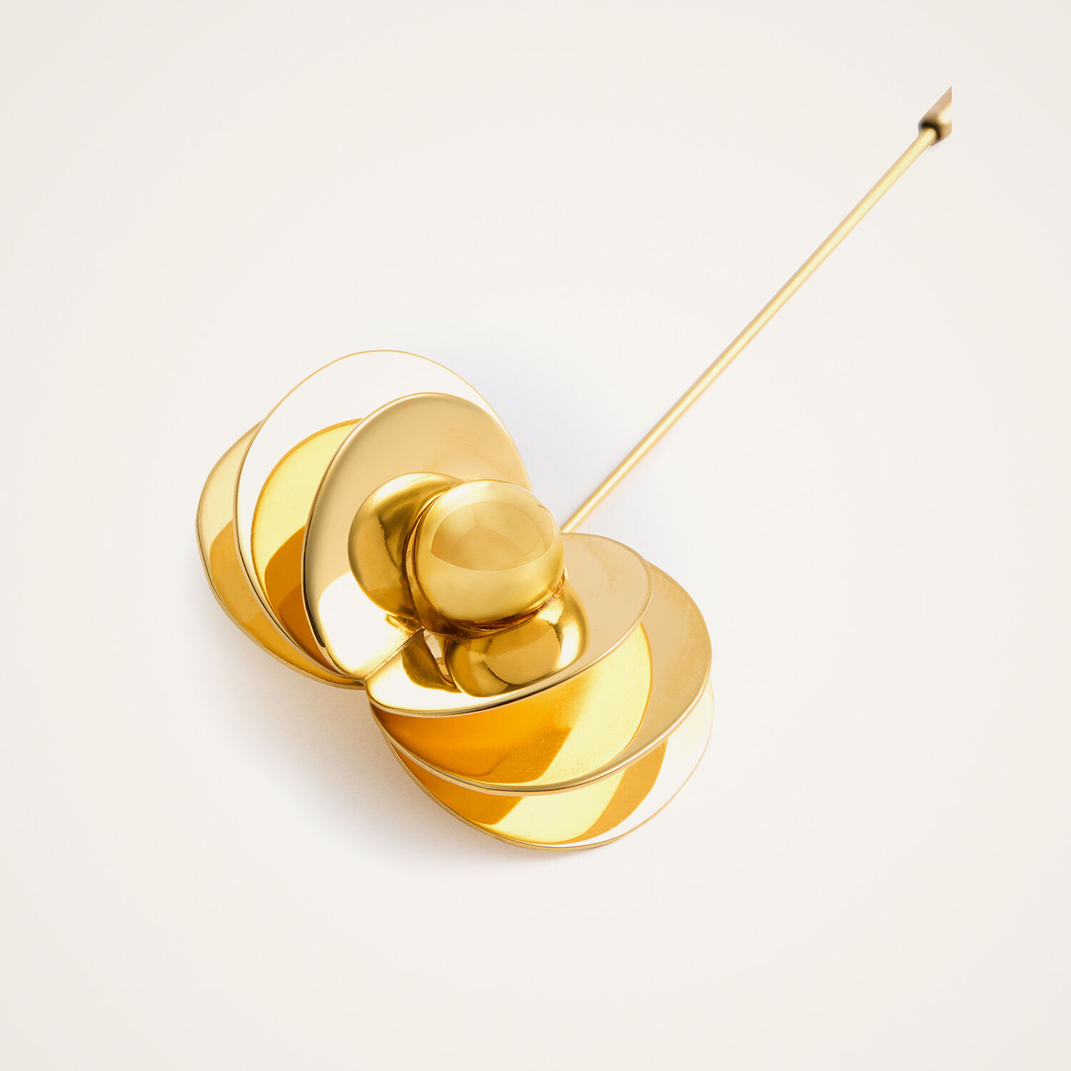 La Doublej Aura Pin In Solid Gold