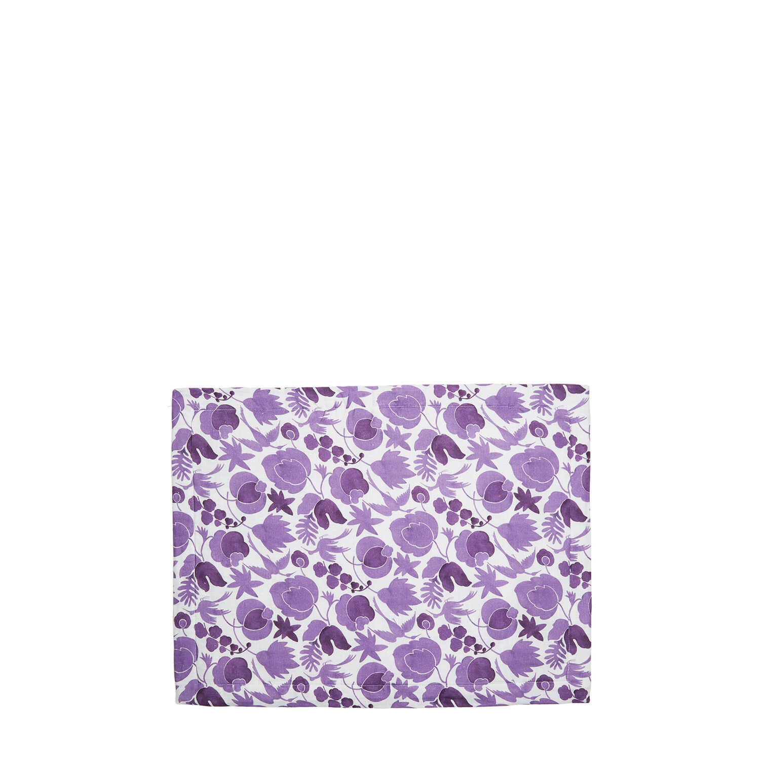 La Doublej Placemat Set In Wildbird Viola Small