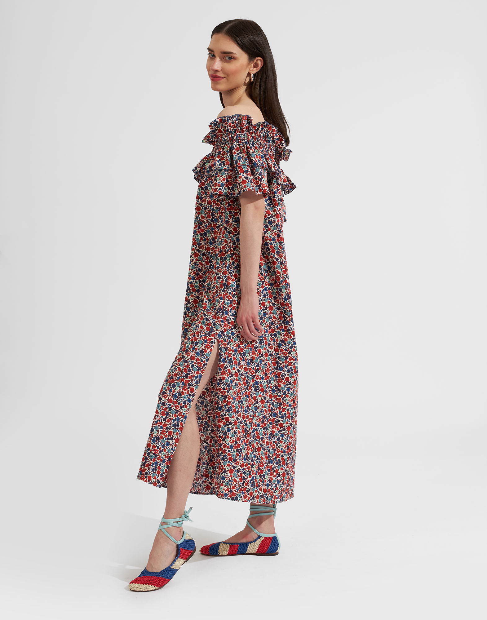 La DoubleJ Breakfast Dress Zia DRE0331COT039ZIA01BU03