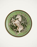 La DoubleJ Decorative Plate La DoubleJ Decorative Plate The Unicorn Light Green DPL0001CER001UNI01GR01