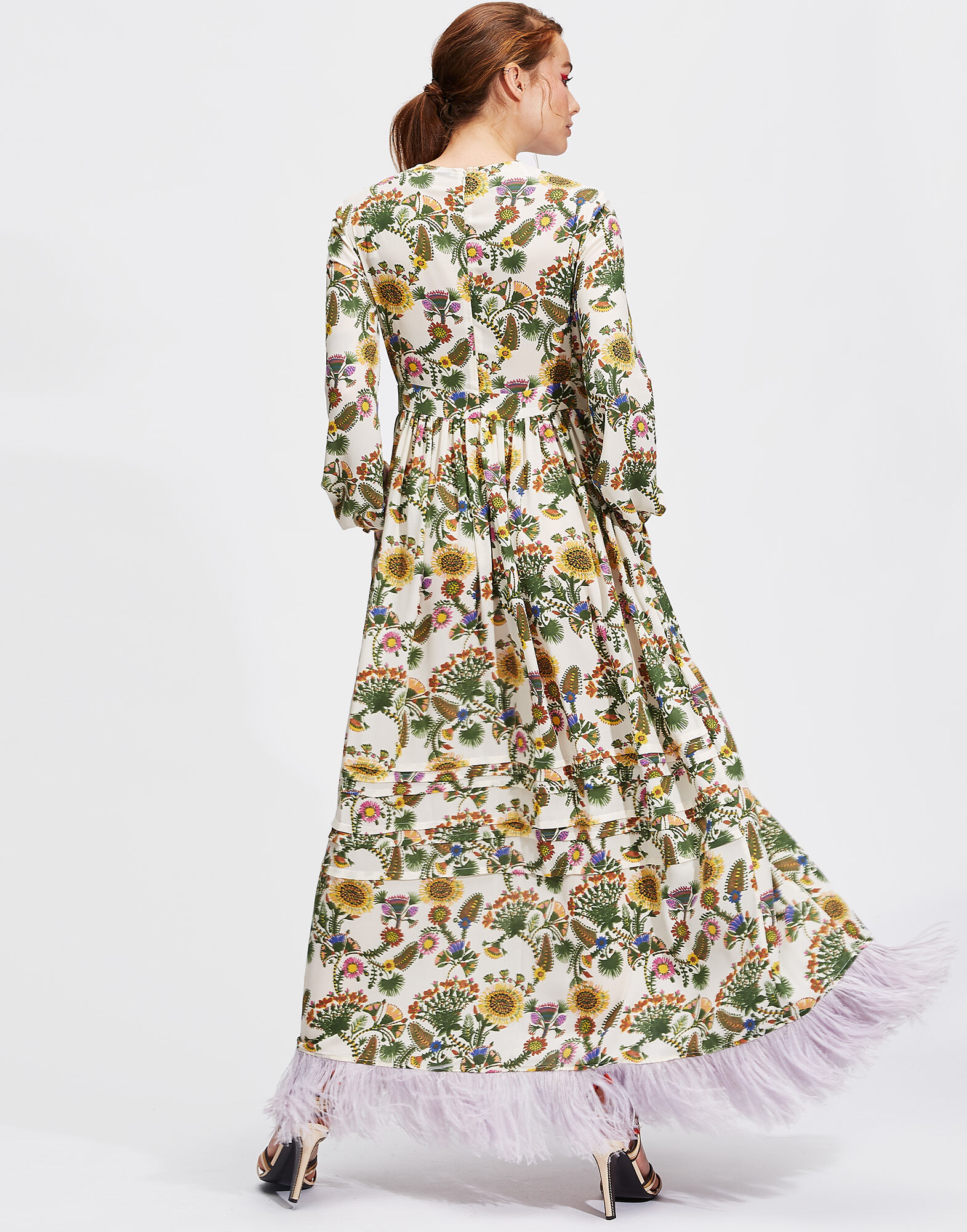 LaDoubleJ Pemberley Dress Thistle DRE0122DBG001THI0001