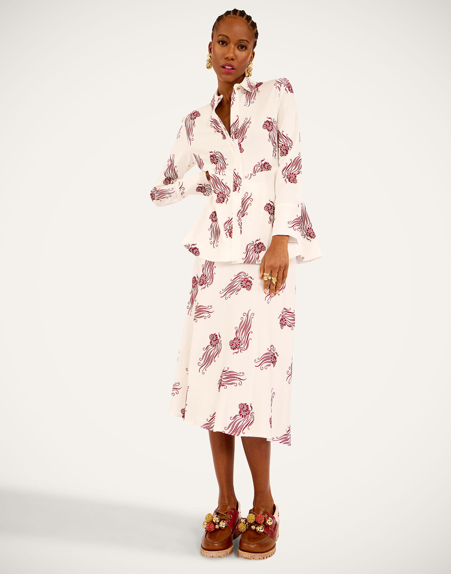 La DoubleJ Iris Shirt Lemuria White SHI0113JCQ132LEM03WH01