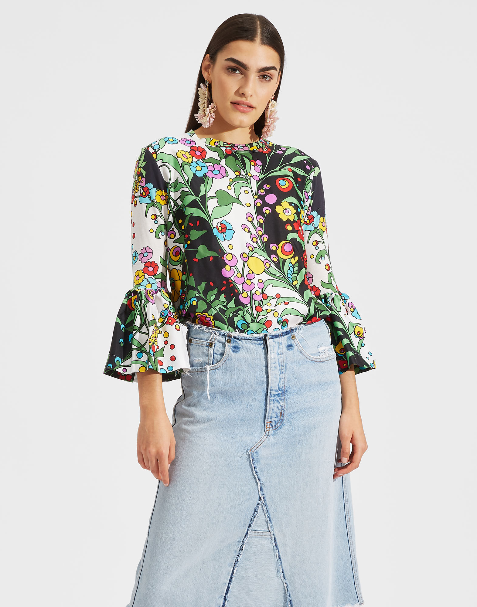 LaDoubleJ Gemini Shirt Holly Hock SHI0018JER002HOL0001