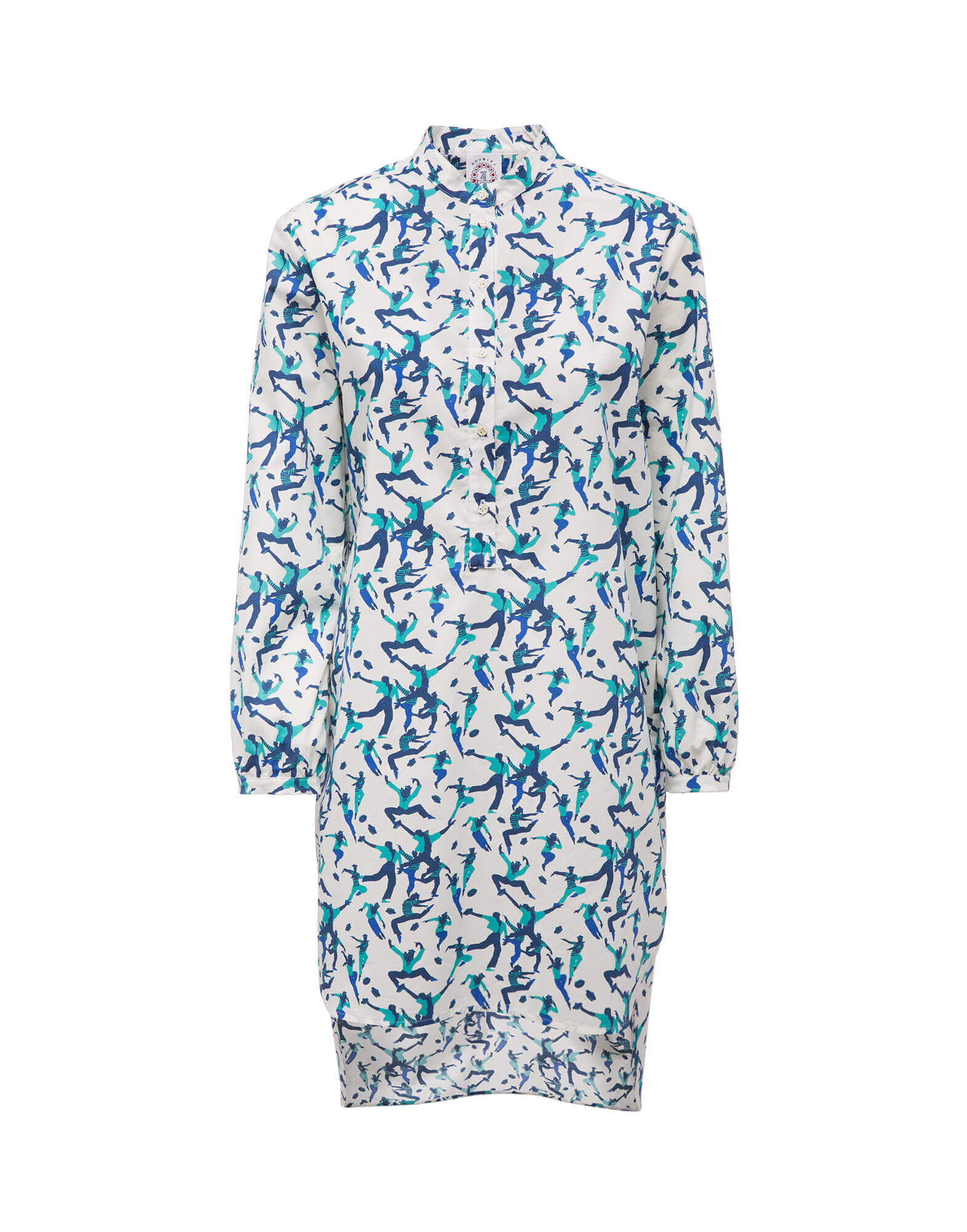 LaDoubleJ Beach Shirt Dress Marinai DRE0008COT001MAR0001