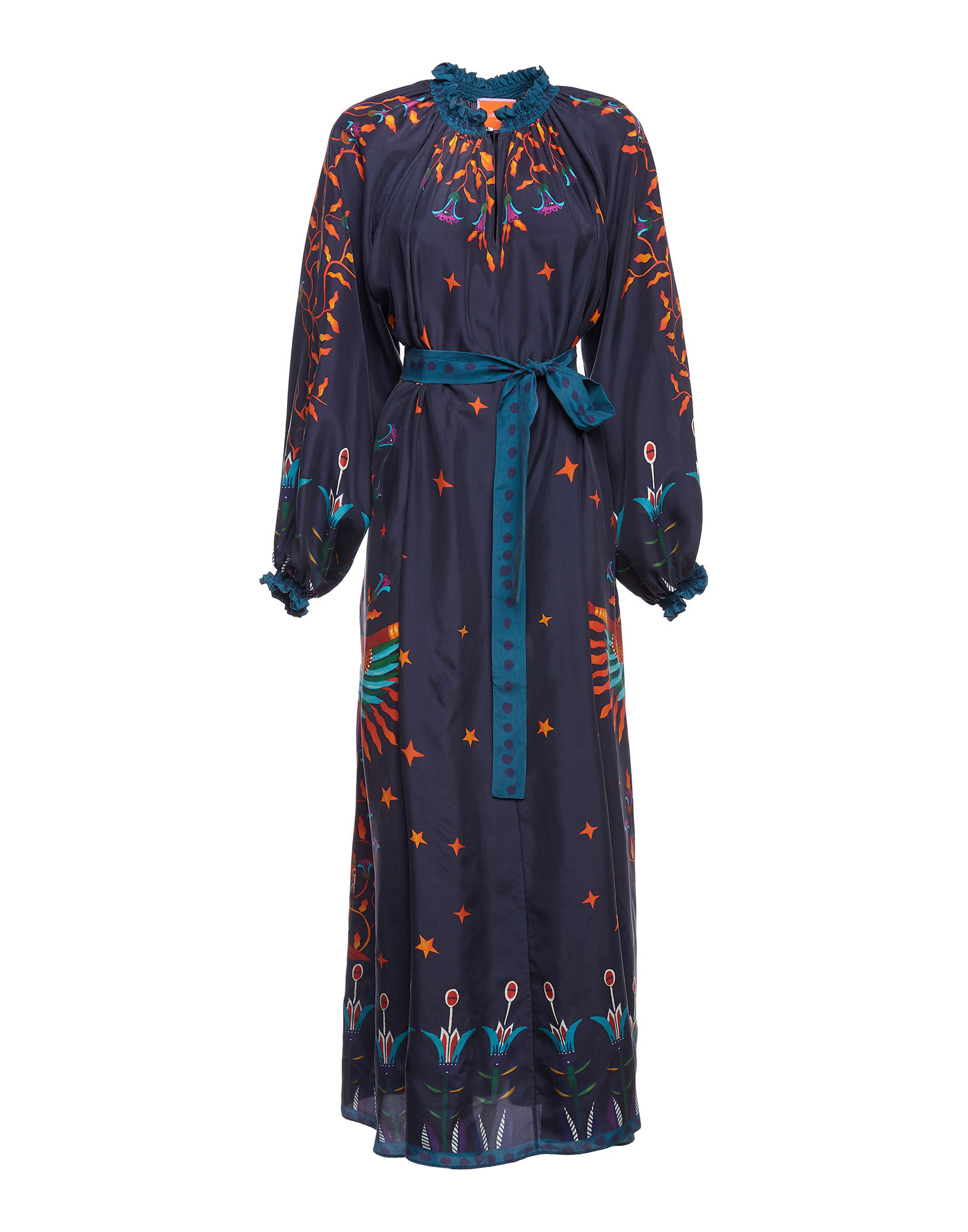 La DoubleJ Cerere Dress Isis Nero Plac&eacute;e DRE0399SIL009ISI0002