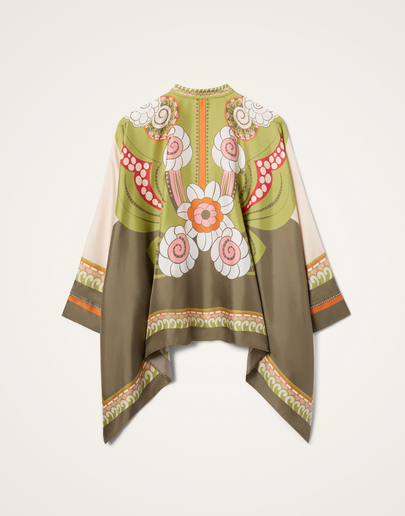La DoubleJ Foulard Shirt Ambrosia Plac&eacute;e Ivory SHI0059SIL001AMB03WH04