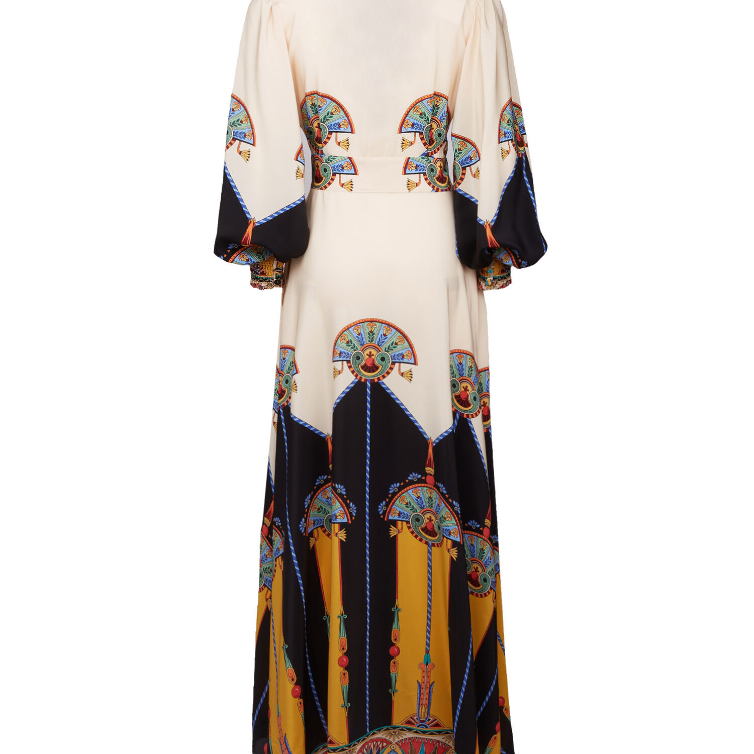 Shop La Doublej Long Camerino Dress In Aswan Placée Ivory