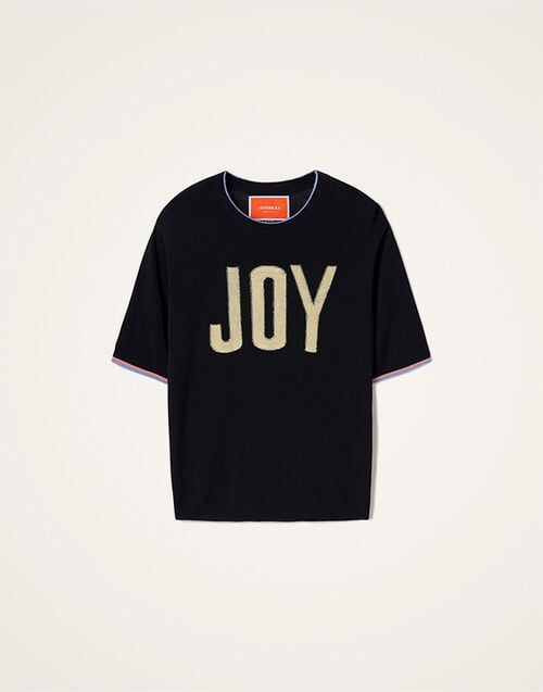 La DoubleJ Joy Tee La DoubleJ Joy Tee Joy Black PUL0276KNI163SOE10BL01