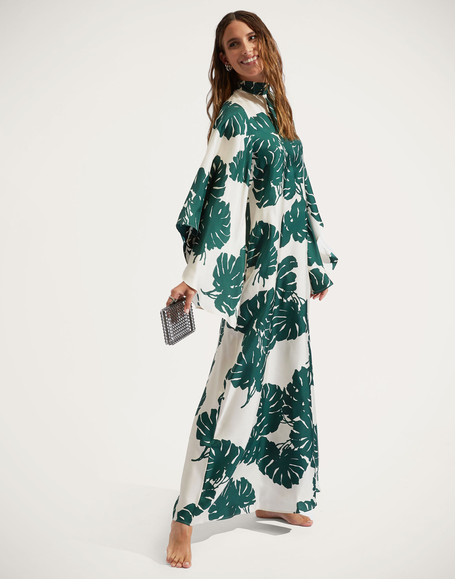 La DoubleJ Magnifico Dress Monstera DRE0212SIL001MON0001