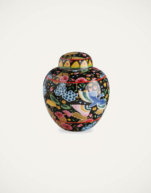 La DoubleJ Big Tea Jar La DoubleJ Big Tea Jar Colombo Nero VAS0004CER001COL0006