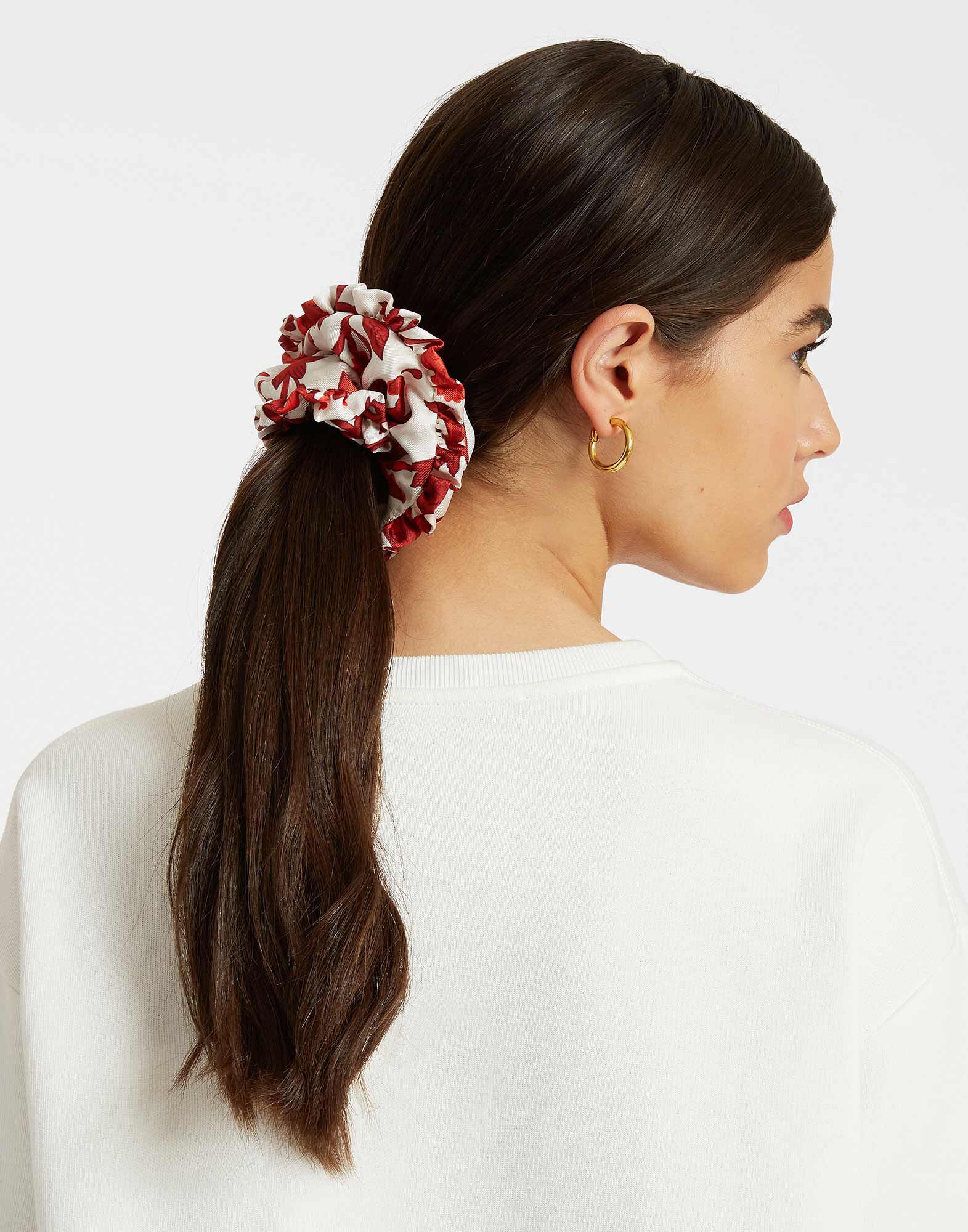La DoubleJ Scrunchie Dragonflower Mini Red SCR0005SIL001DRE02RE01