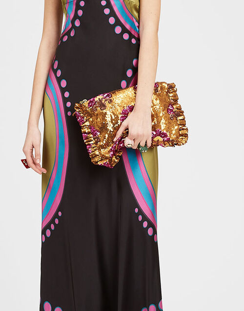 La DoubleJ Hand Pochette Bronze BAG0002PAI005TXQ01OR04