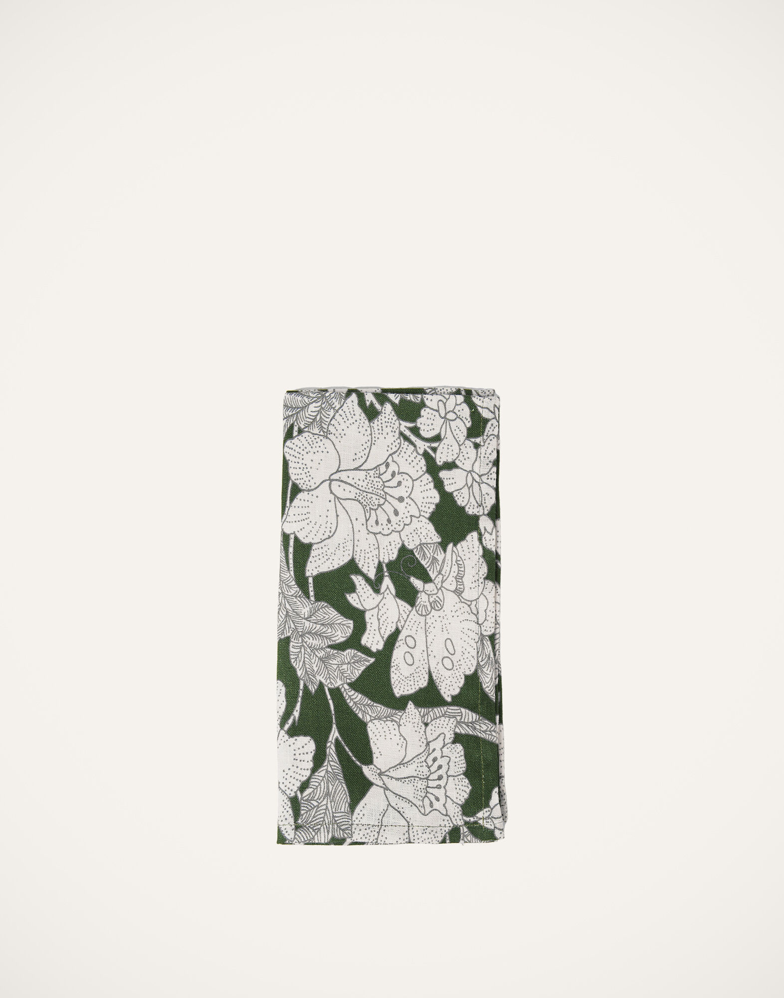 La DoubleJ Large Napkins Set Of 2 Lilium Avorio NAP0006LIN001LIL0008