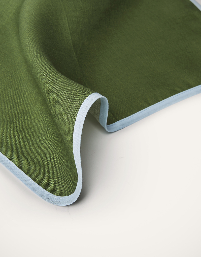 La DoubleJ Large Napkins Set Of 2 La DoubleJ Large Napkins Set Of 2 Rainbow Bosco NAP0010LIN006RAI0019