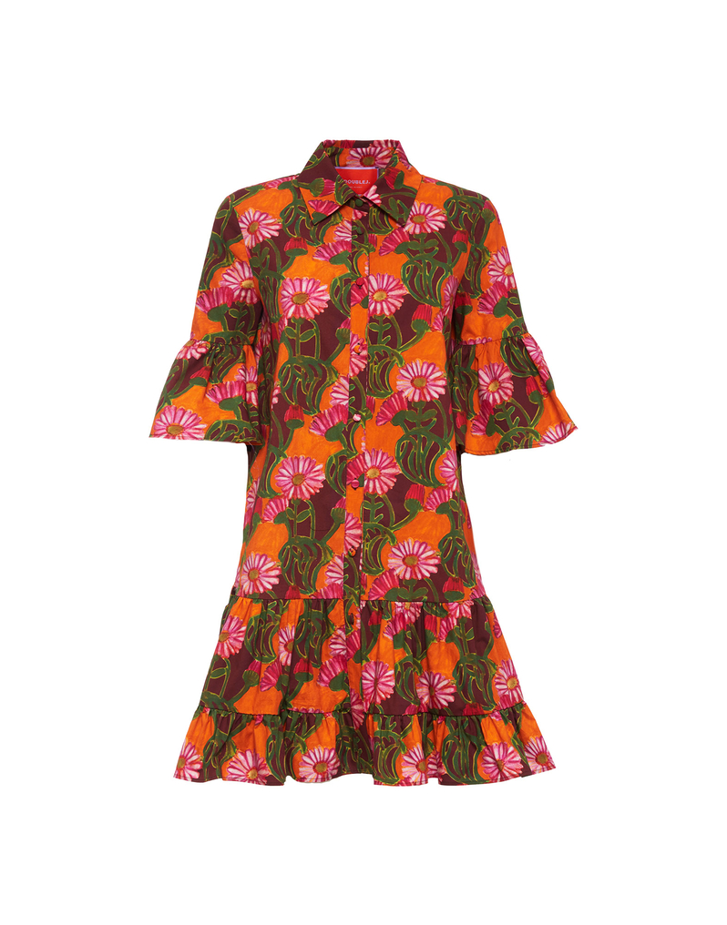 La DoubleJ Choux Dress La DoubleJ Choux Dress Orange Gerber DRE0193COT001GER0002