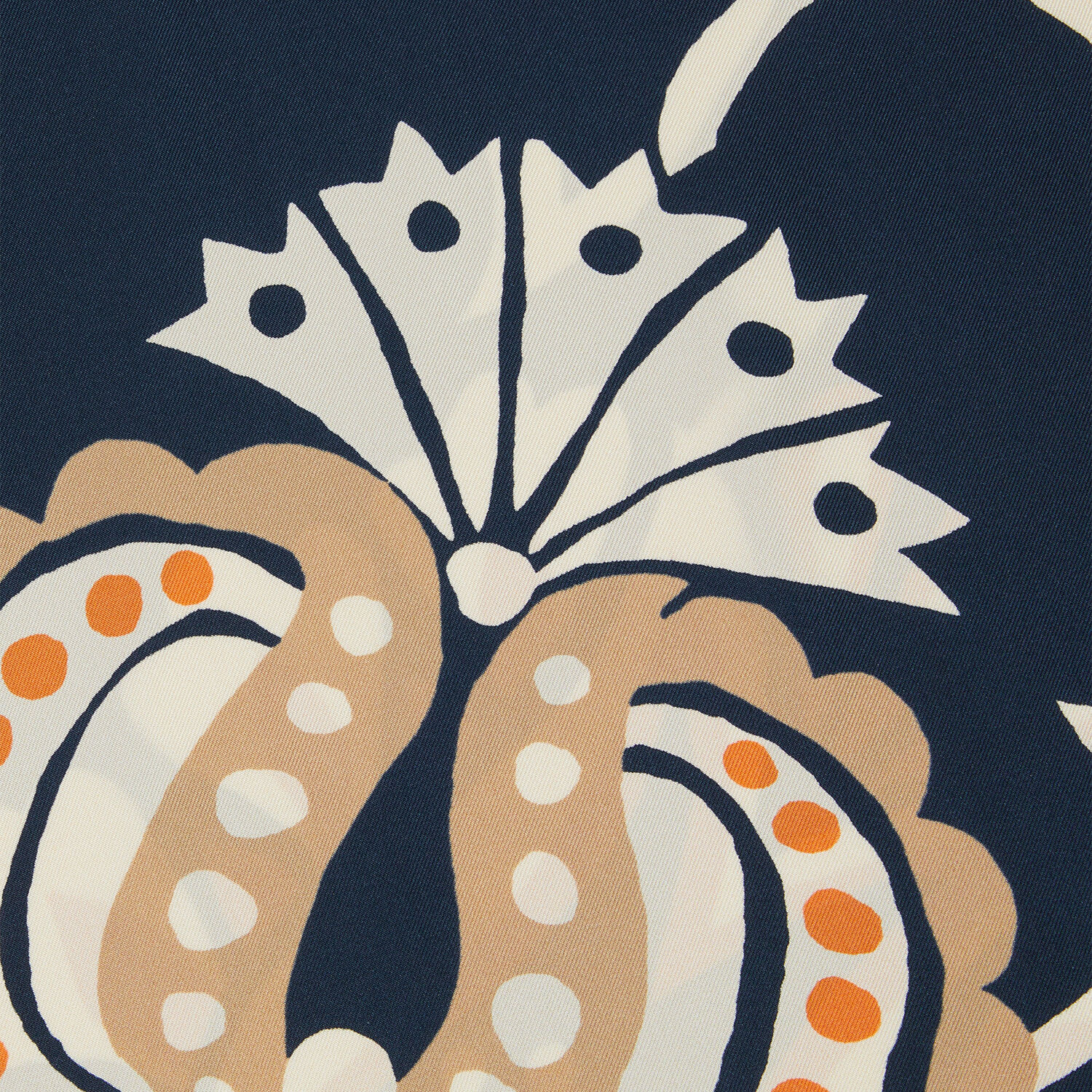 La Doublej Scarf-detailed Printed Silk-twill Maxi Dress