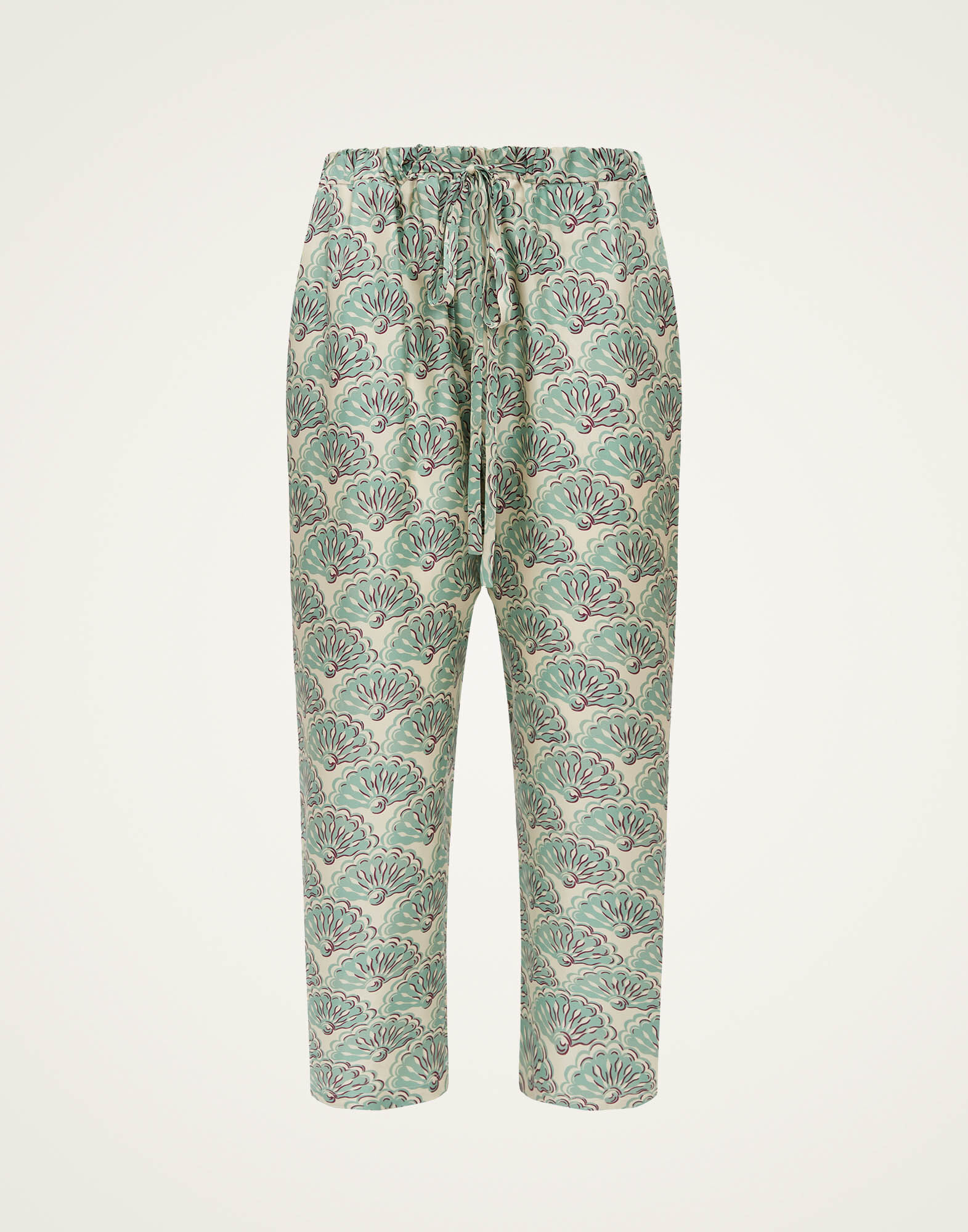 La DoubleJ Drawstring Pants Fans Mint TRO0053SIL001FAN01GR11