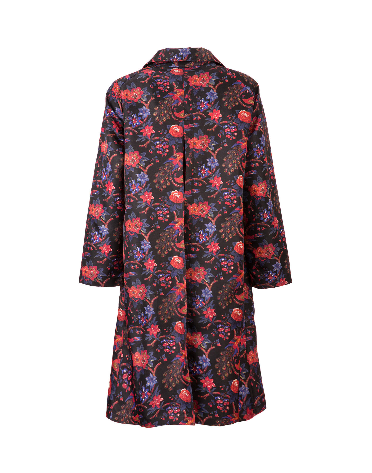 LaDoubleJ Nylon Loden Coat Pavone Nero JAC0002NYL001PAV0001