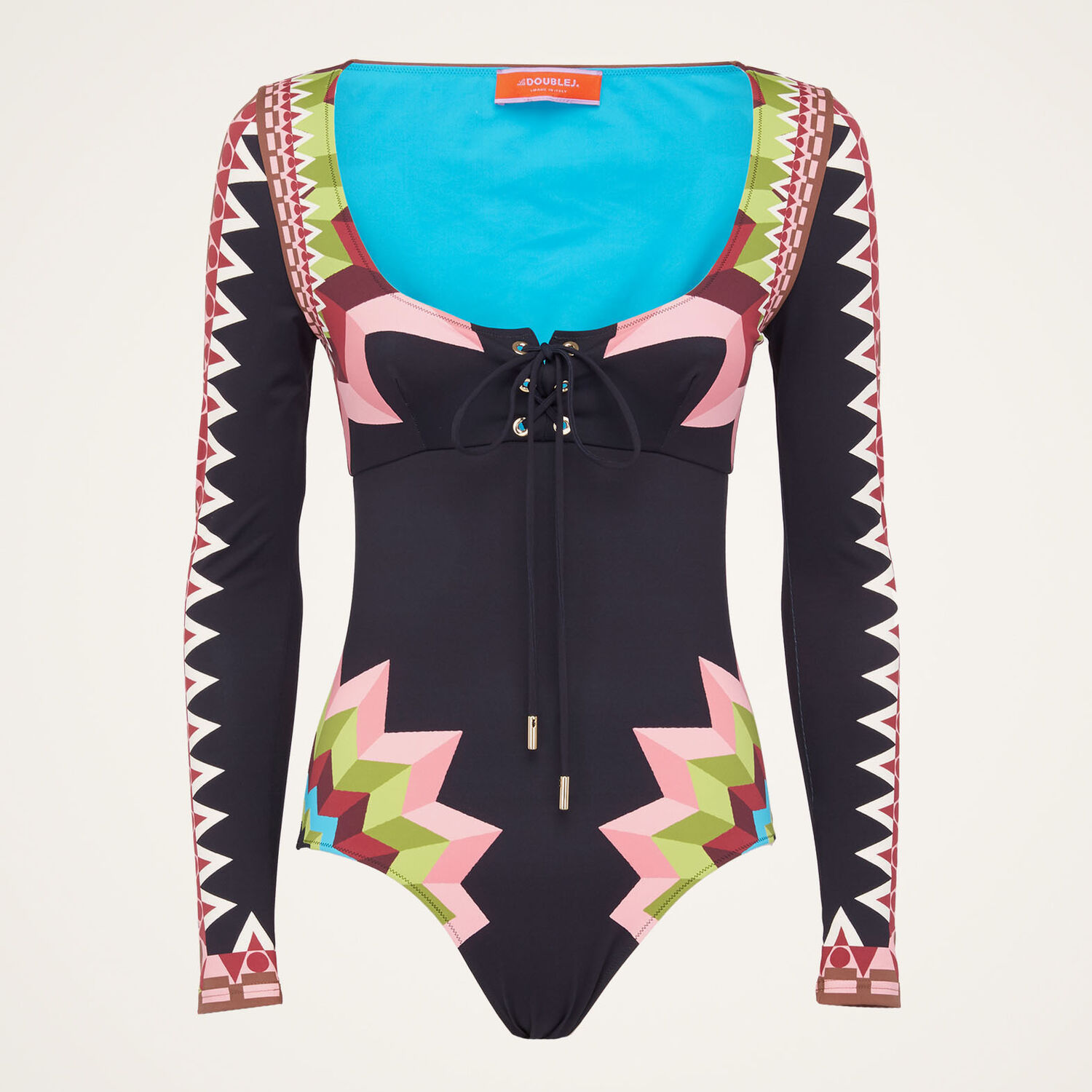 La Doublej Sunset Suit In Sunset Navy Placée