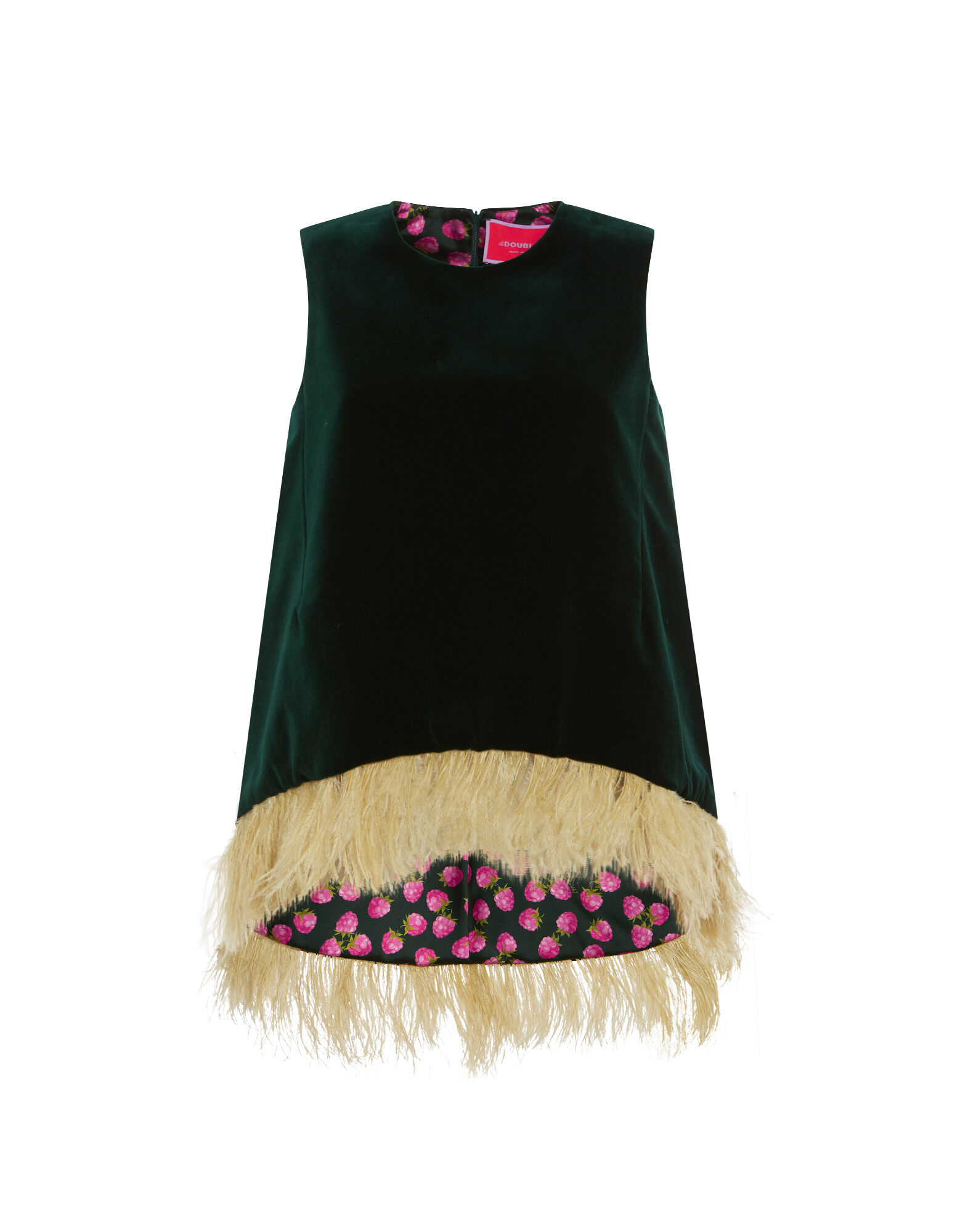 La DoubleJ La Scala Top Blue Petrol TOP0013VEL011SOLIDBU05