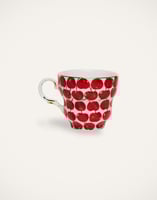 La DoubleJ Big Mama Cup And Saucer La DoubleJ Big Mama Cup And Saucer Cherries Avorio DIS0066CER001CHY0005