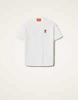 La DoubleJ Raise Your Vibration T-Shirt La DoubleJ Raise Your Vibration T-Shirt Solid Print TSH0020JER032SOP04WH05