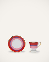 La DoubleJ Espresso Cup & Saucer Set of 2 La DoubleJ Espresso Cup & Saucer Set of 2 Rainbow Rosa DIS0007CER001RAI0006